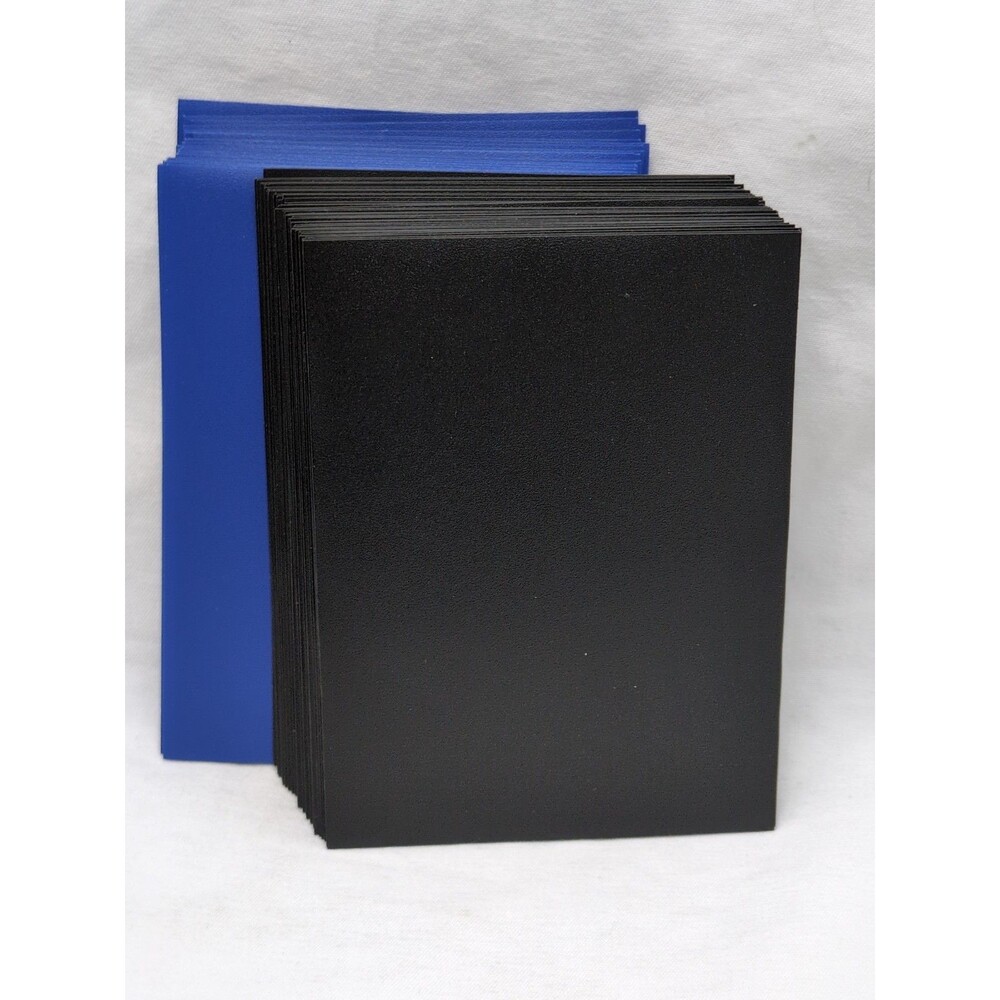 (25) Blue (38) Black Slightly Used Ultra Pro Standard Size Sleeves